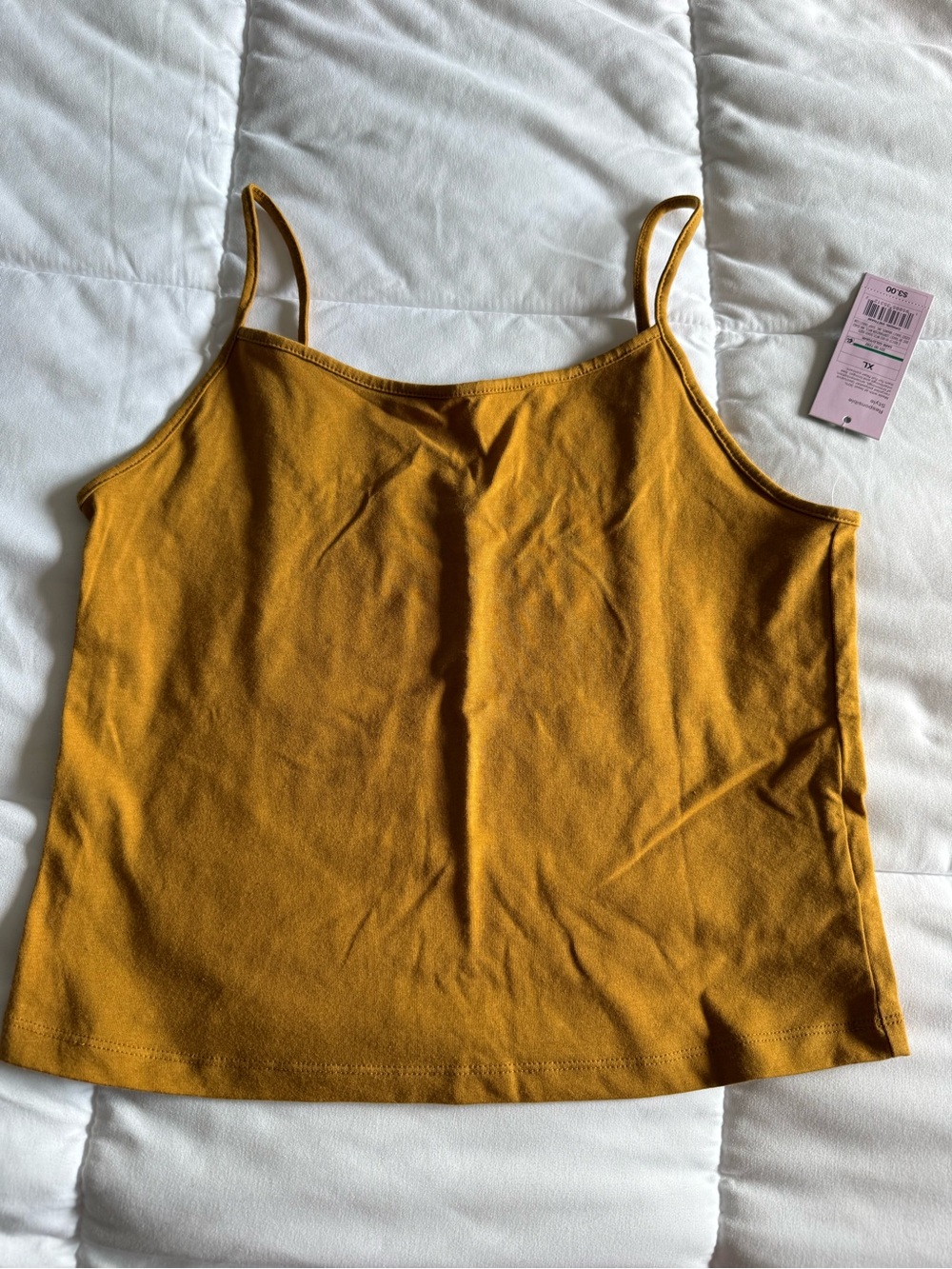 Target Mustard Yellow Women's Spaghetti Strap Camisole